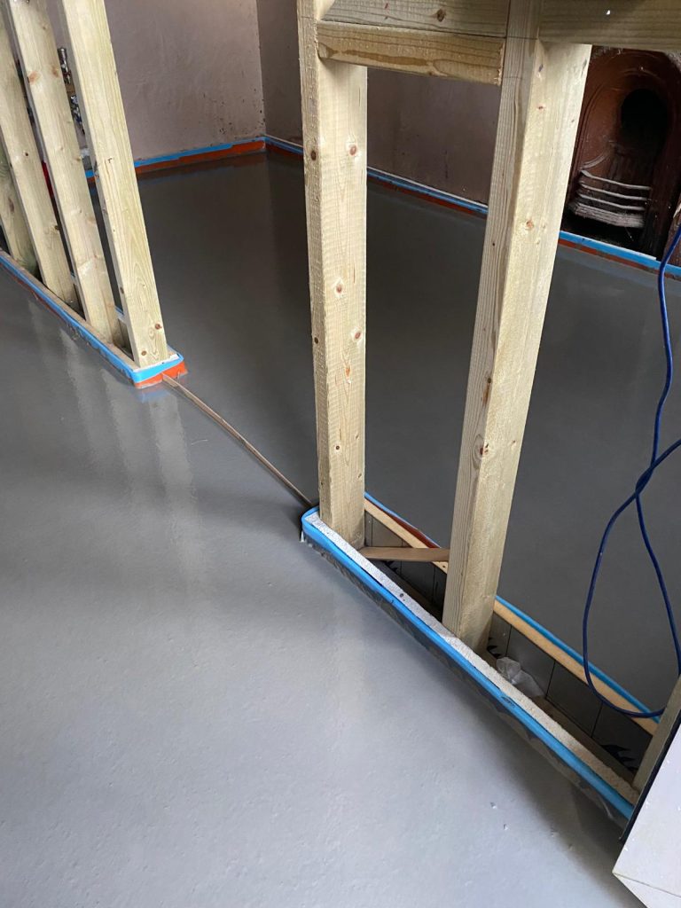 liquid screeding - Tregaron