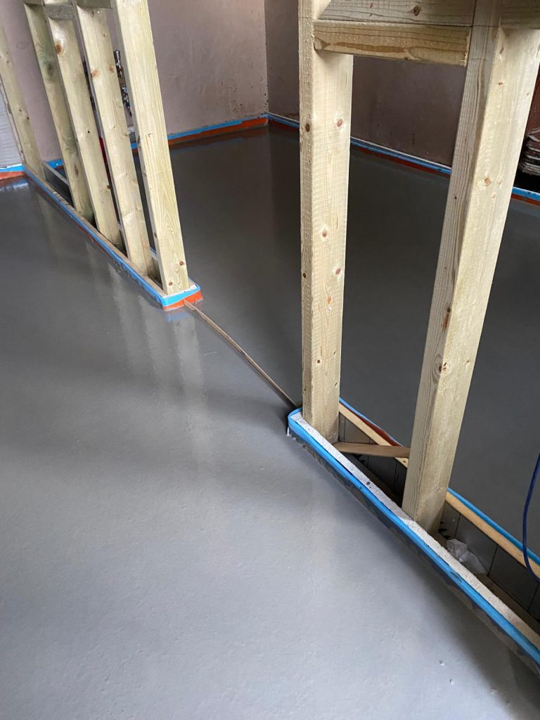 liquid screeding - Tregaron
