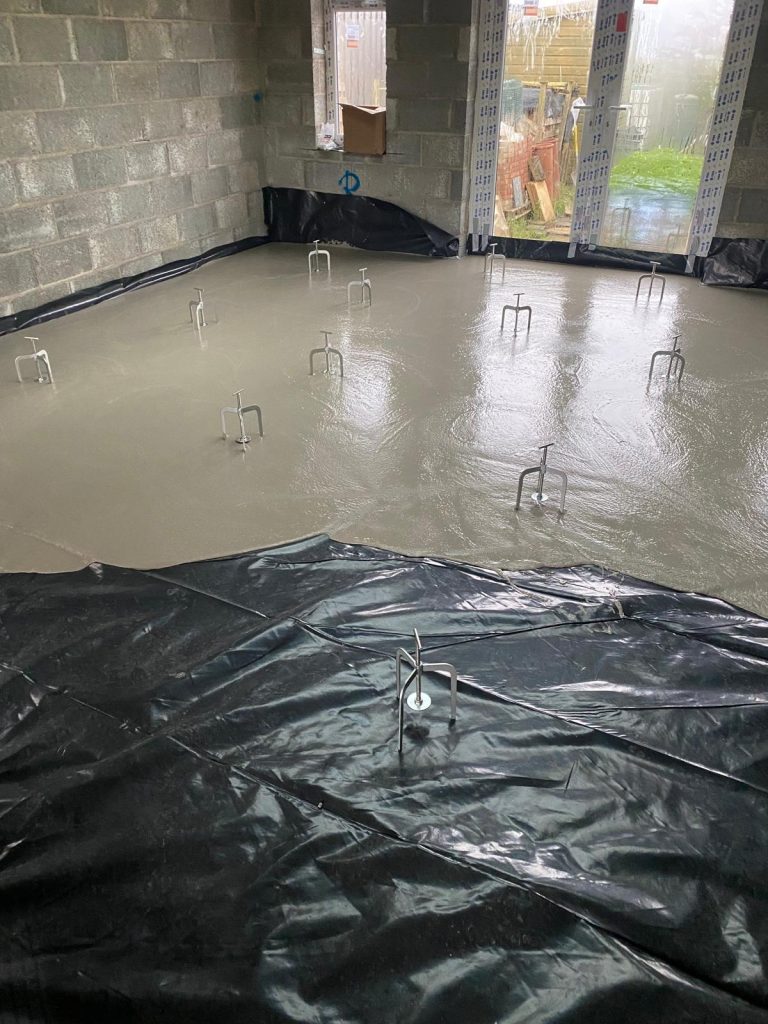 Liquid screeding - Maesymeillion