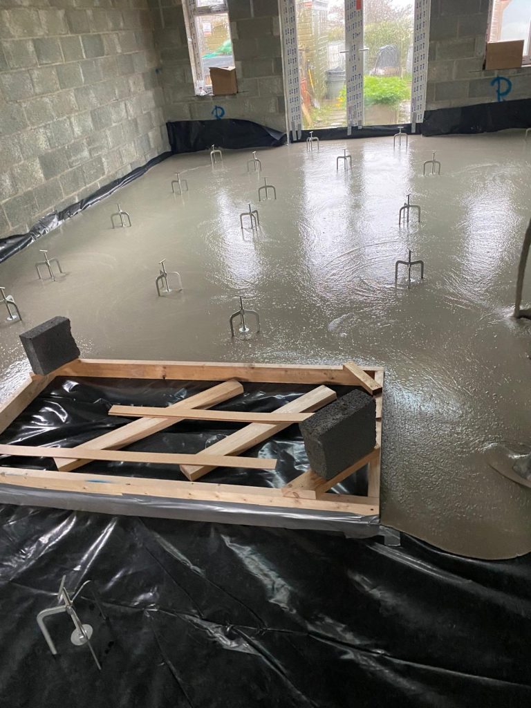 Liquid screeding - Maesymeillion